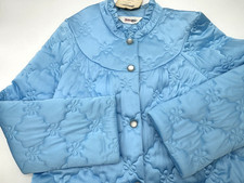 VTG Quilted Robe, SHADOWLINE Sz S/M w/Orig Tags 1985, Pockets, Cottagecore Retro