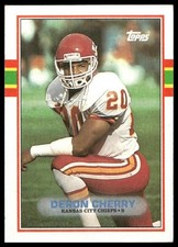 Deron Cherry 1989 Topps #352 Kansas City Chiefs