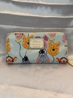Loungefly Disney Winnie The Pooh and Friends Balloon Faux Leather Wallet.