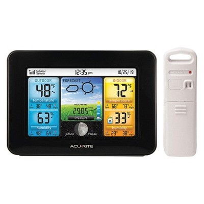ACURITE 02077M Weather Station,0 to 99.99'' Rain Fall 53DR06