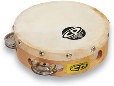 CP376 6-Inch Tambourine With Head Single Row