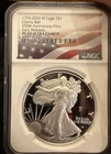 2026-W American Silver Eagle NGC PF69UC ER Flag Label