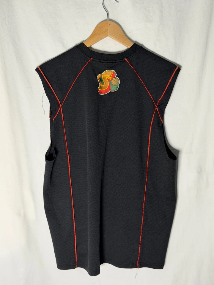 Seattle Supersonics Black Champion Jersey Size L - Image 4 of 4