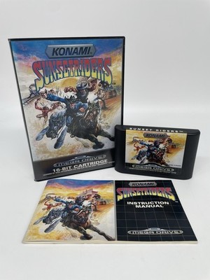 Konami Sunset Riders Sega Mega Drive PAL mit Anleitung und OVP