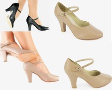 Dance NEW CLEARANCE Character Dance Shoes So Danca CH53 3" Braced Heel Copy