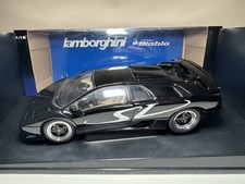 1:18 AUTOart Lamborghini Diablo SV BLACK Diecast Model Car W/ Box - Rare