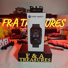 Open Box Motorola Moto Watch 40 Smart Watch Black MOSWZ40-PB Tested