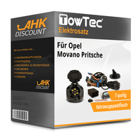 für Opel Movano Pritsche 12.21- Towtec E-Satz 7Polig Fahrzeugspezifisch Neuware
