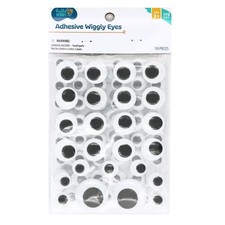 Adhesive Stick On Googly Eyes for DIY Crafts Art Projects Supplies