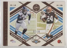 2021 Panini Legacy Generations Indigo /25 Bradley Chubb Nick Chubb #G-9 9o3