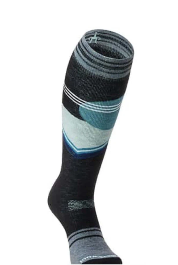 NIP Women's SMARTWOOL Snowboard Cushion Blue Moon Energy Over The Calf Socks S