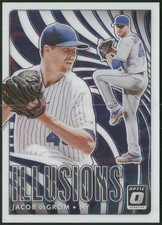 Jacob deGrom 2020 Donruss Optic #OI-1 Optic Illusions New York Mets