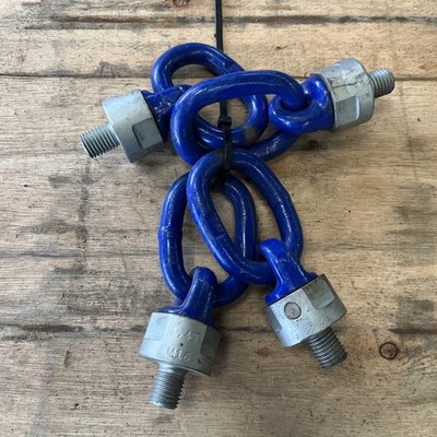 4 x Augenschrauben mit Gelenk 1,4 Tonnen M16 (schwenkbarer Hebedrehring) 