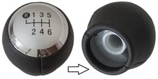 SCHALTKNAUF 6-GANG SCHWARZ für Toyota Auris E15 Avensis T25 Corolla sedan E15