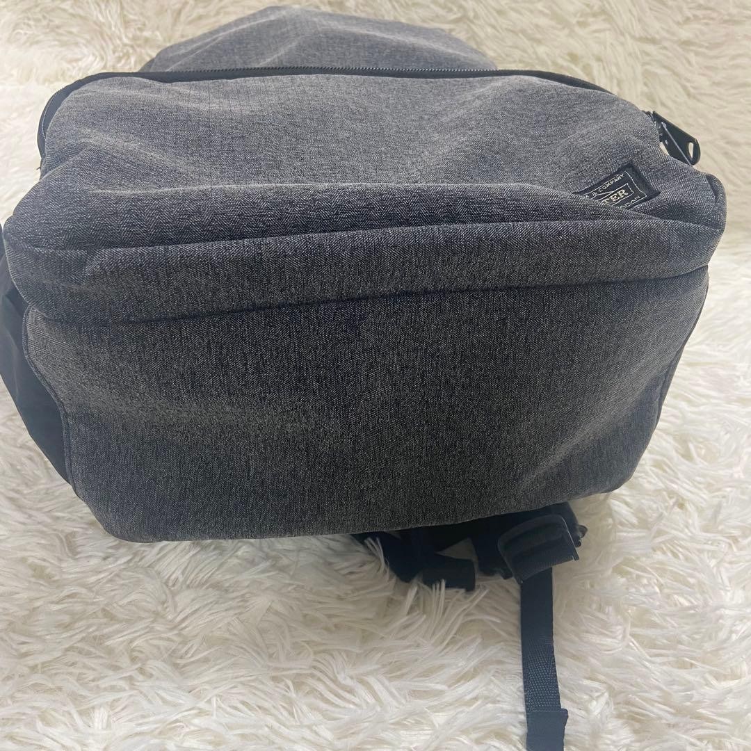 Porter Function Daypack Rucksack Black Gray Slim … - image 12