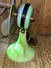 Original 1930's Uranium Glass Houze Vidrio Akro Fan -Rare — photo 3
