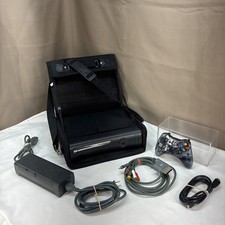 Xbox 360 Elite Console - Black - Falcon Model W/Carry Bag  Halo 4 Controller