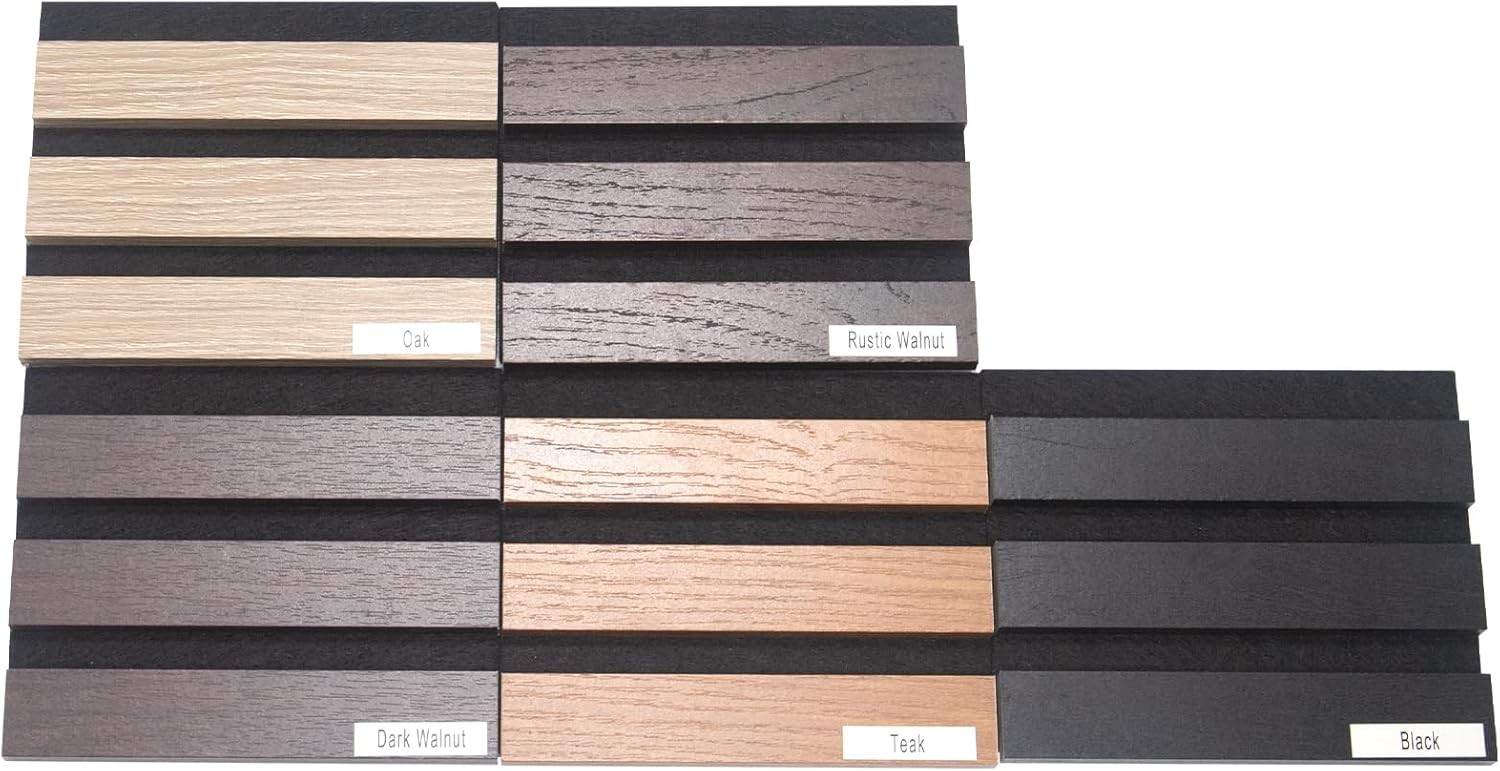 Wood Panels Color Samples Pack Soundproof for Wall
