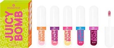 essence JUICY BOMB lip oil set 02 POUT OF PARADISE, set de aceites labiales, ...