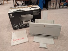 Vintage Apple Macintosh StyleWriter 1200 Printer  original box, Manual, Cables
