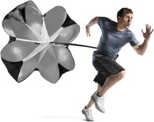 56" Running Speed Resistance Parachute Powerchute Sprint Trainer Soccer Football