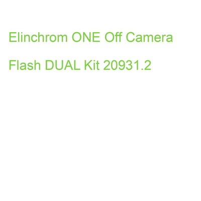 Elinchrom ONE Off Camera Flash DUAL Kit 20931.2 (7630006325727)
