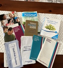 Weight Watchers 16 Piece Lot Of Mixed Books And Trackers Complete Food Companion