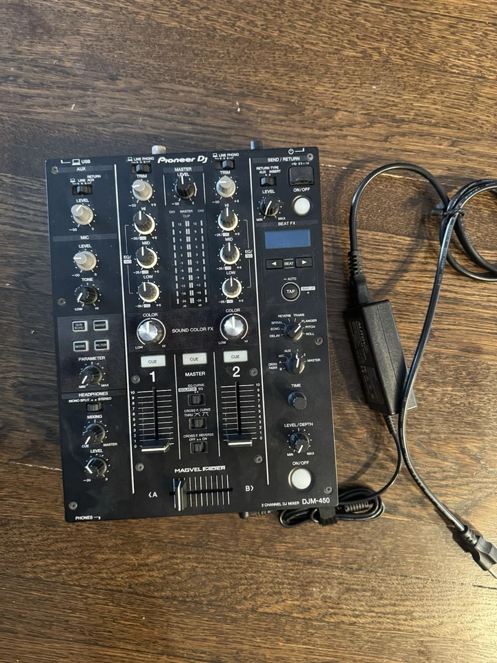 Pioneer DJM-450 2-Channel DJ Mixer with Rekordbox 2 Ch - Image 2 of 3