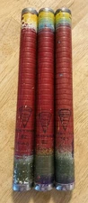 AMERICAN PAPER TUBE CO. WOONSOCKET, RI. LOT OF (3) 10” TEXTILE MACHINERY BOBBINS