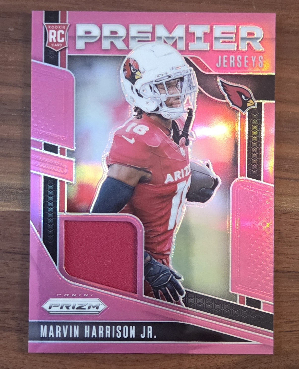 2024 Panini Prizm - Premier Jerseys Marvin Harrison Jr. #PJ-MHJ Pink Prizm