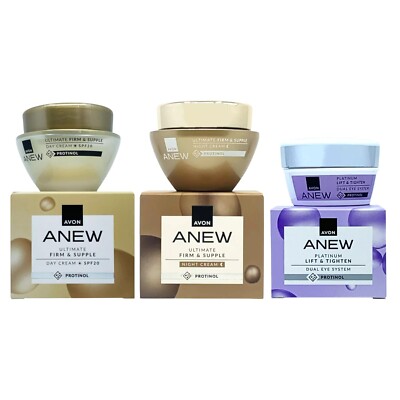 AVON Anew Ultimate : Day Cream + Night Cream + Platinum Eye Cream