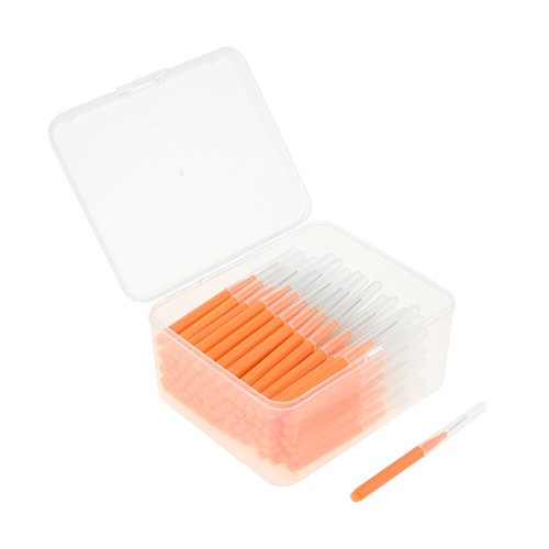100PCS Interdental Brushes 0.6mm-1.2mm 11 Color Steel Wire Floss Toothpick w Box - Picture 33 of 68