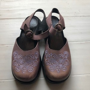 dansko embroidered clogs