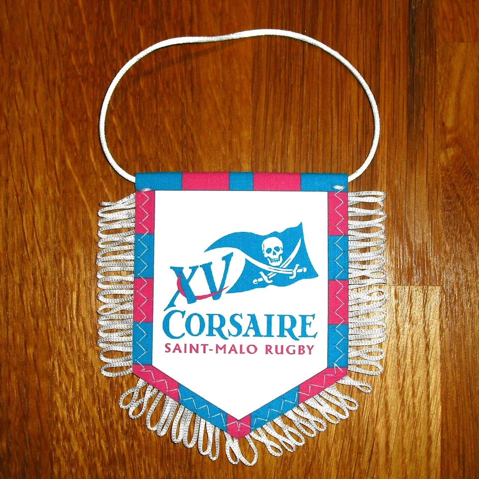  SAINT MALO XV CORSAIRE (Rugby) - Fanion en tissu, neuf - Photo 1/1