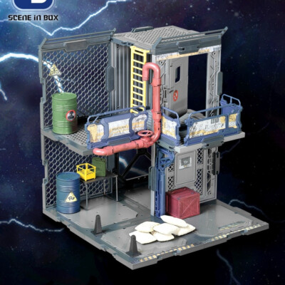 スポーツトイ・アクショントイ Onedrop diorama 1:18 1:24 Scale Diorama Building Set Acid Rain WarDark