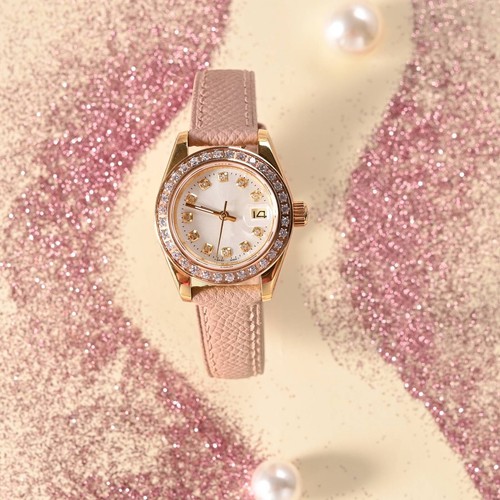 Correa de reloj de cuero de grano superior WOCCI para mujer 12 13 14 15 16 18 20 correa de 22 mm - Imagen 22 de 159