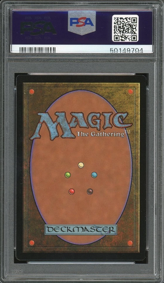 1999 Magic the Gathering MTG Portal Three Kingdoms 172 Swamp PSA 10 Gem Mint P3K - Image 2 of 2