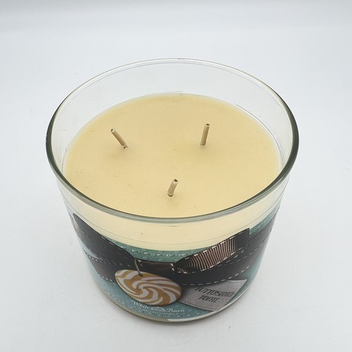 Bath & Body Works White Barn BUTTERSCOTCH TOFFEE 3-Wick 14.5Oz Candle -Bunny Lid - Picture 4 of 4