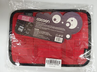 Cocoon CPG8RD GRID-IT!  2013 Accessory Organizer - Medium 10.5'' x 7.5'' Red NEW