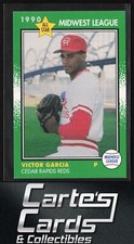 Victor Garcia 1990 Grand Slam Midwest League All-Stars #33 Cedar Rapids Reds