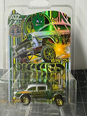 1:64 Nuclear Mindz Design Custom 55 Chevy Gasser Pissed Picker 6 of 28 HW Mafia