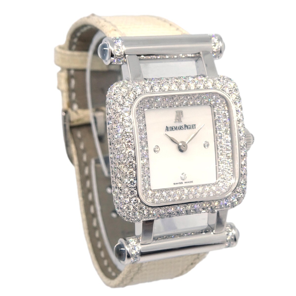 Audemars Piguet Deva Quartz Watch 18KWG Diamond 161765 | eBay