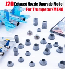 1/48 ChengDu J-20 Aircraft Exhaust Nozzle Resin Upgrade Part for Trumpeter/Meng