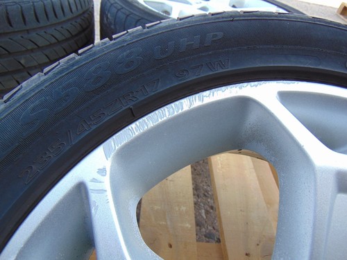 Ford Mondeo Alloy wheels tyres 06-14 5x108 235/45/17 5 spoke 7.5Jx17 7S7J1007AA - Picture 19 of 24