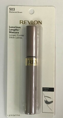 3 Revlon Luxurious Lengths Mascara Blackened brown 503