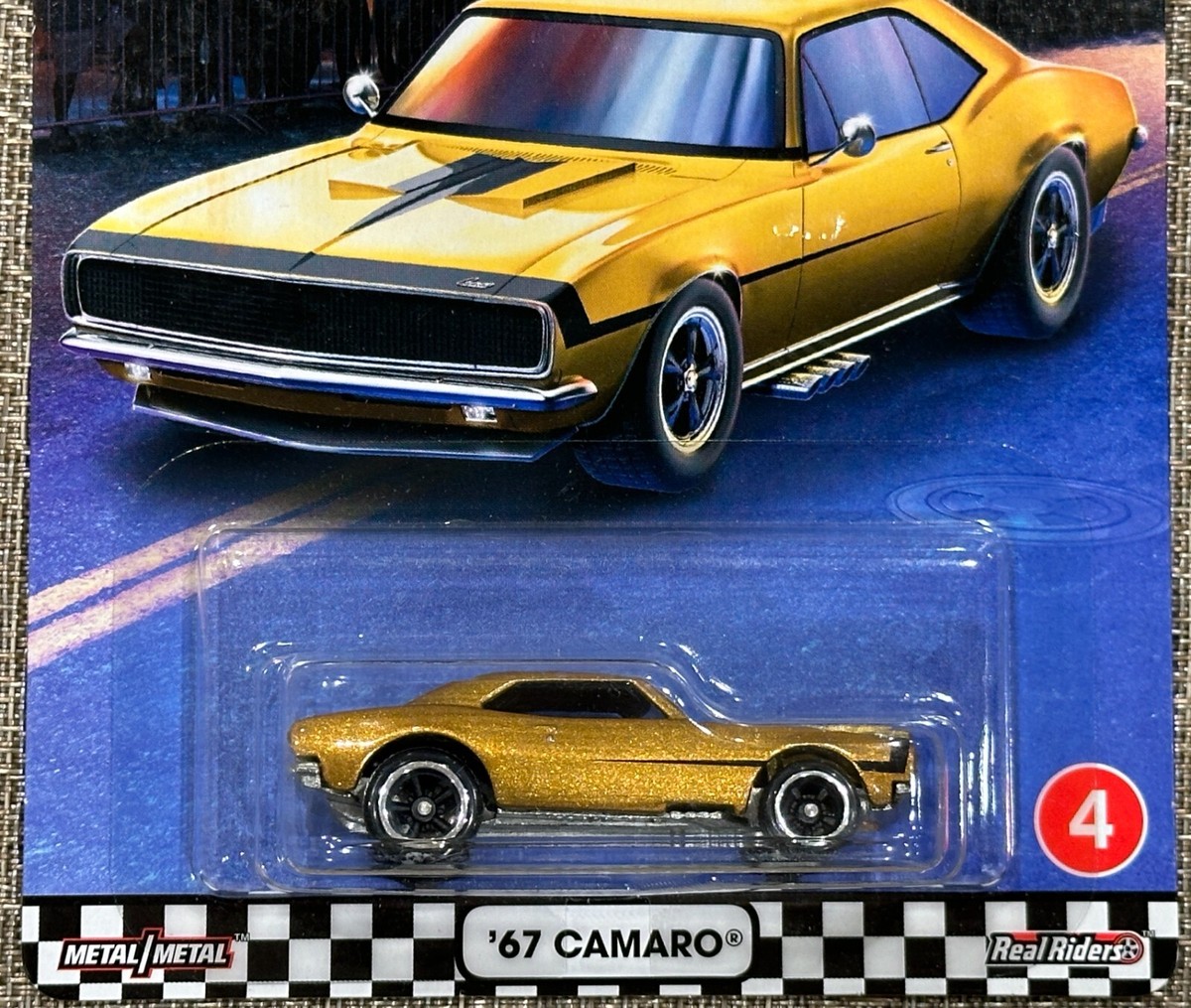 Hot Wheels '67 Camaro Gold Car Boulevard Walmart Chevrolet