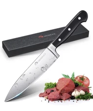 GHOSDLICH 8 Inch Chef Knife Kitchen Knife Forged from German Stainless Steel