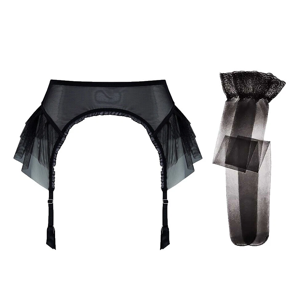 Polyamide Regular Size Garter Belts for Women