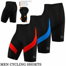 Men's Cycling Cool Max Padded Compression Bicycle Shorts Nylon Lycra MOD Wears 