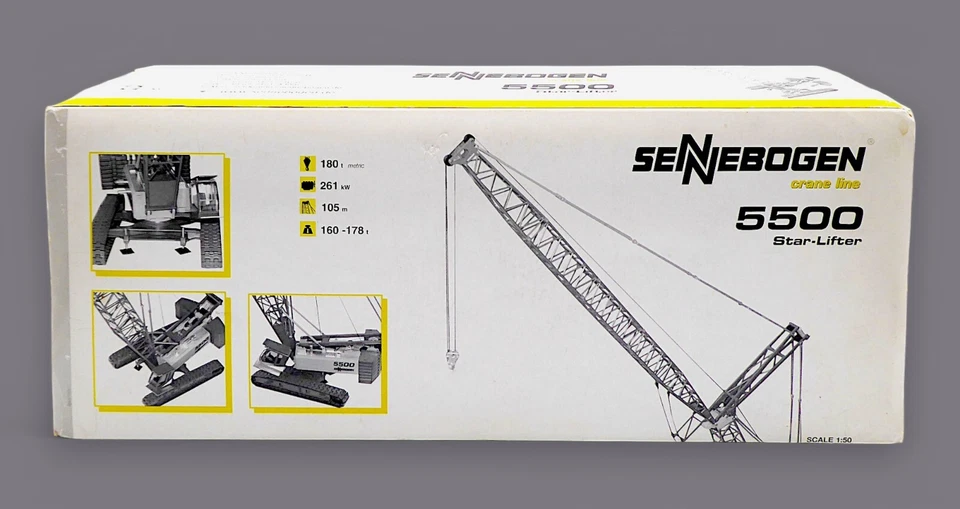 Conrad Art. 2733 - Sennebogen 5500 StarLifter - Gru Cingolata, Scala 1:50-NEW - Immagine 2 di 4